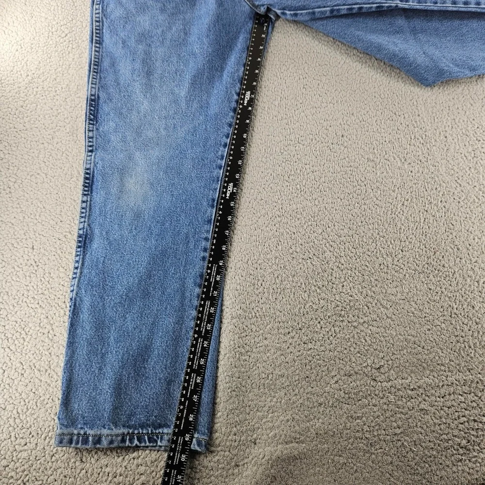 Wrangler Jeans Mens 36x30 Blue Denim George Strait Cowboy Cut Straight Western